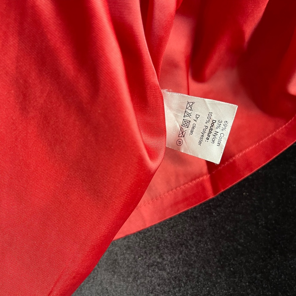 J. Crew red lace dress sz 4 - Picture 6 of 7